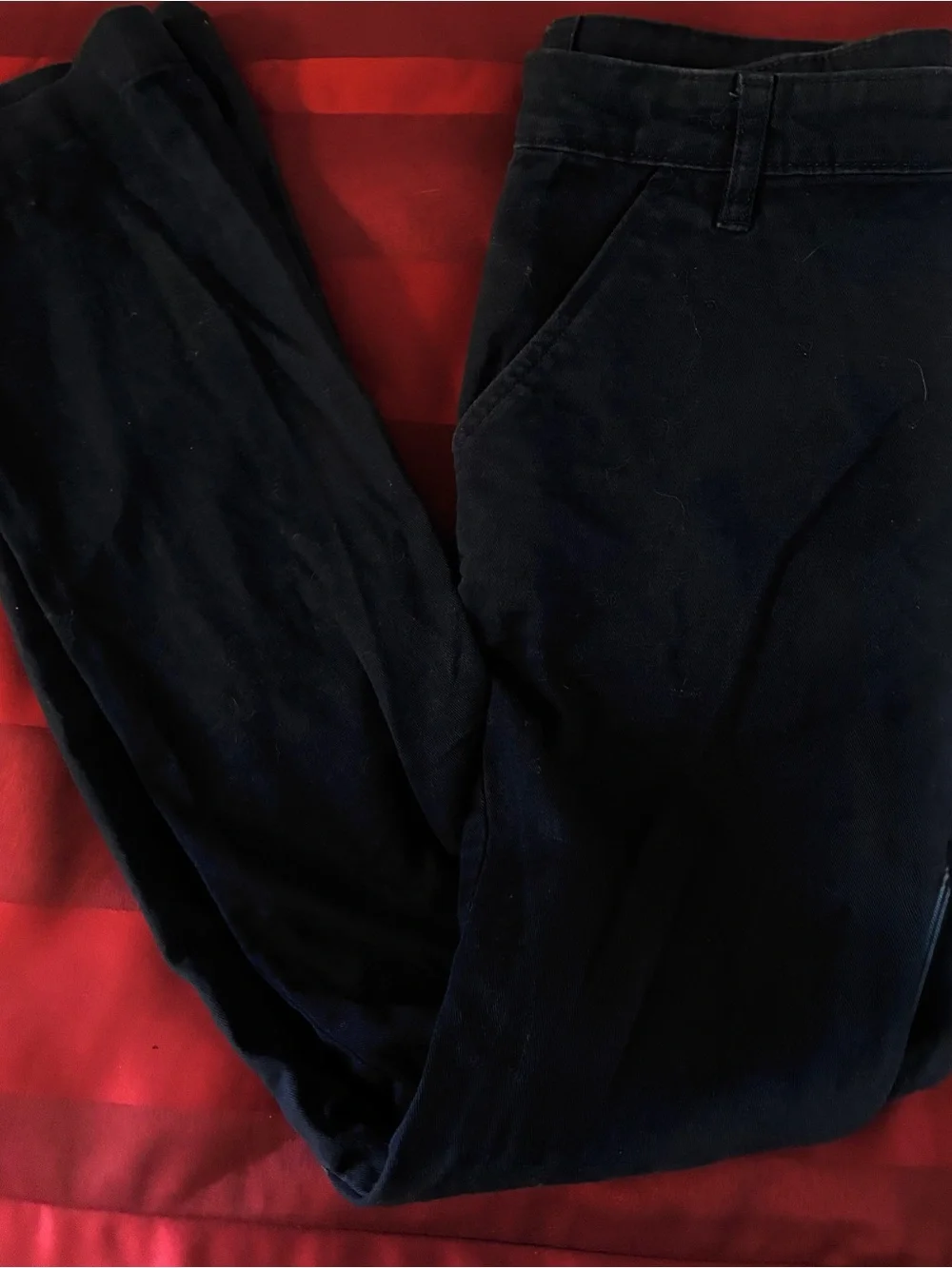 Old Navy Blue Boot-Cut Stretch Pants uniform